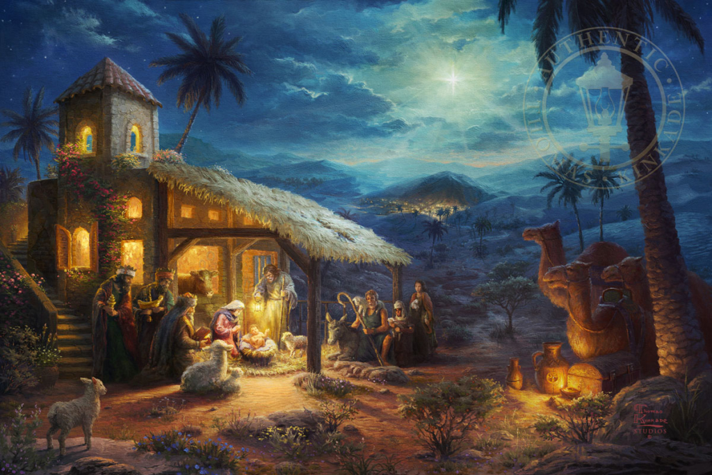 Introducing The Nativity from the Thomas Kinkade Studios LightHouse