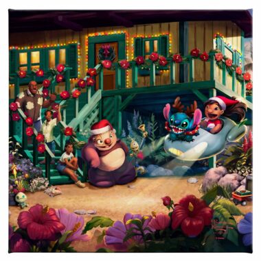 Lilo and Stitch Aloha Christmas 14X14