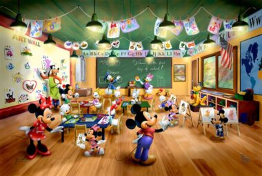 Mickey and Minnie Schoolhouse